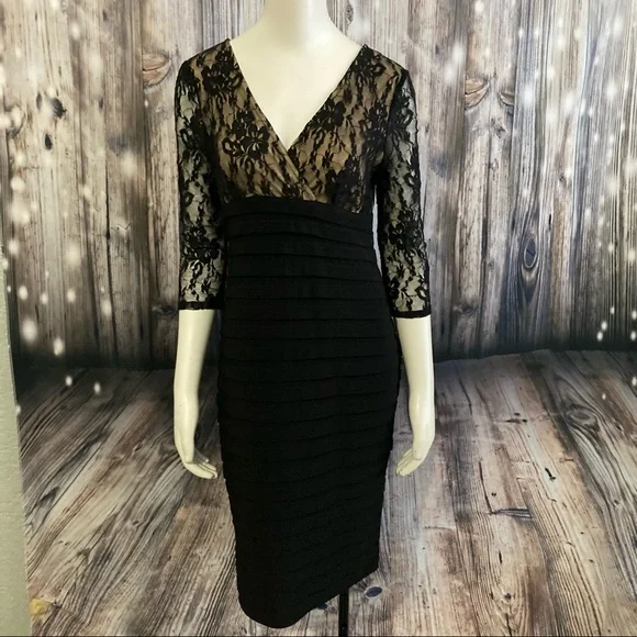 scarlett nite black dress Black Strapless Mermaid Cut-out Long Corset Prom Dress with Slit Black / 16 main image 0